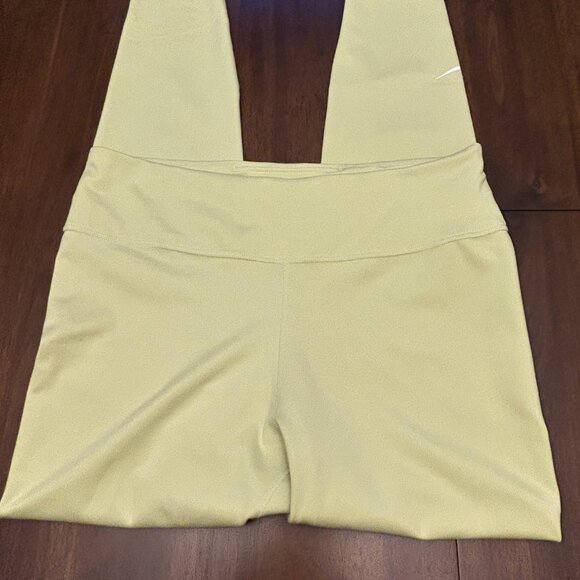 Nike Dri-Fit Women's Leggings Lime Neon Green Size XL - Picture 4 of 16